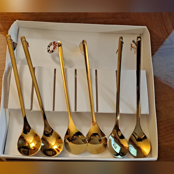 🎄🎅🥄 Christmas Stainless Steel Spoons 6 pcs - Picture 5 of 5
